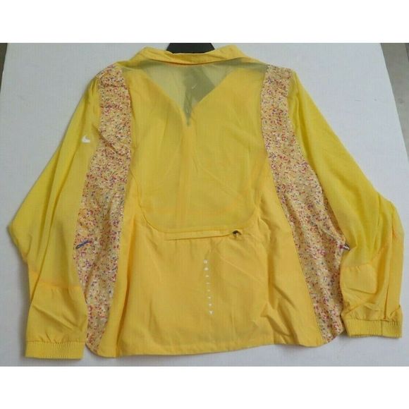 Nike CU8416-795 Women's Sz 1X Yellow Icon Clash Lightweight Packable Jacket $90+ - Picture 2 of 10